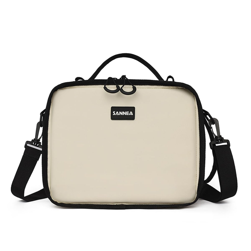 Lunch Bag 9L, Insulated Thermal Cooler Tote for School, Work, University, Travel and Picnics, Reusable Food and Drink Carrier, BB-531 (Beige) - image 1