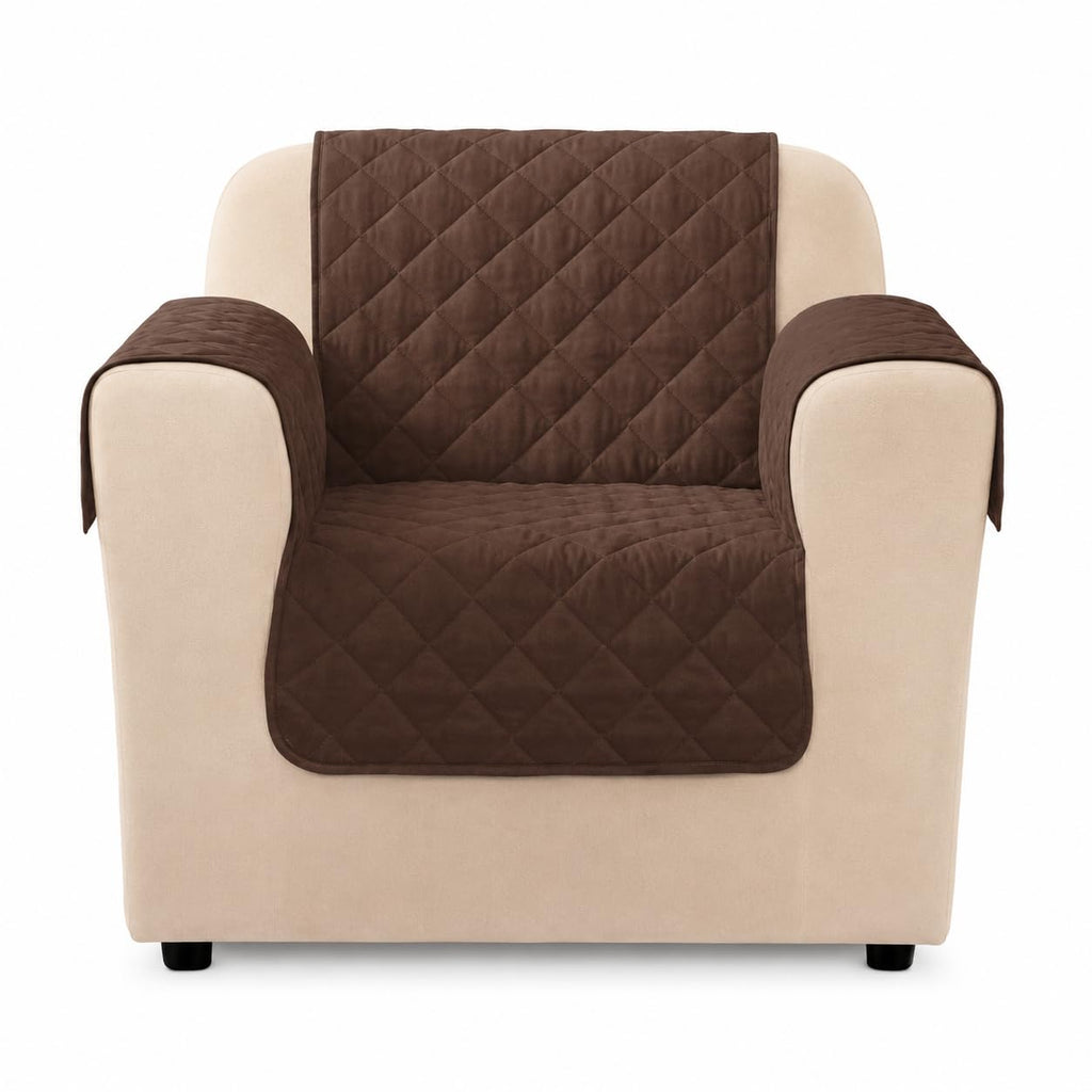 Recliner Slipcover Washable Chair Protector Non-Slip Furniture Cover for Pets, SB-280 - image 1