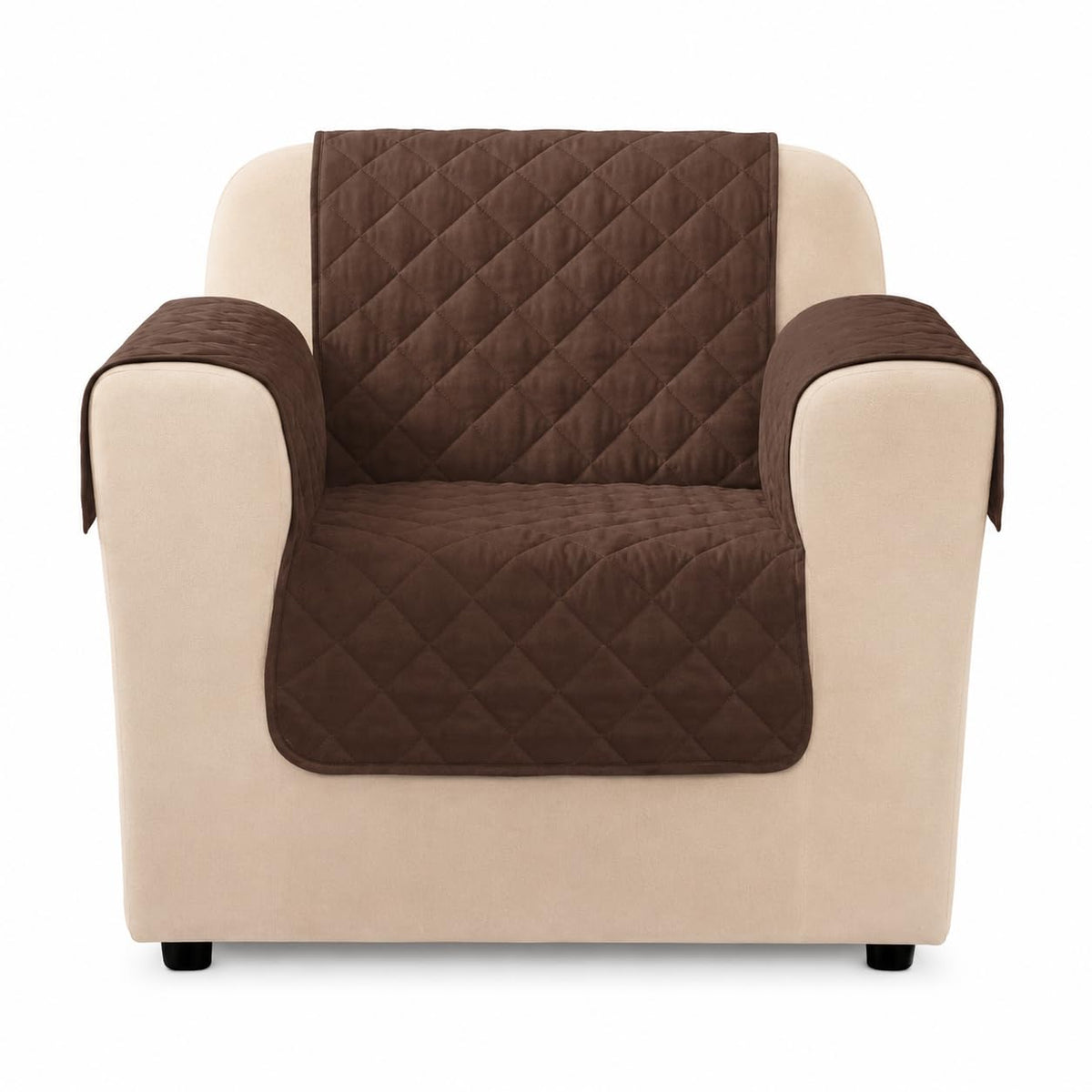 Recliner Slipcover Washable Chair Protector Non-Slip Furniture Cover for Pets, SB-280 - image 1