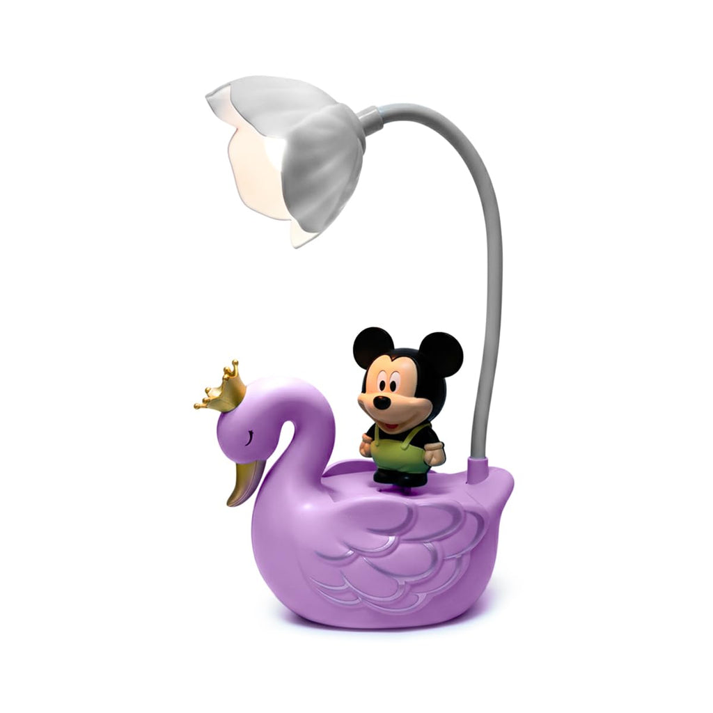 Desk Lamp LED for Study, Foldable Multi-Angle Adjustable Reading Light with Power Switch, Soft Table Lamp for Bedroom, Home Office and Bedside (Purple) - image 1