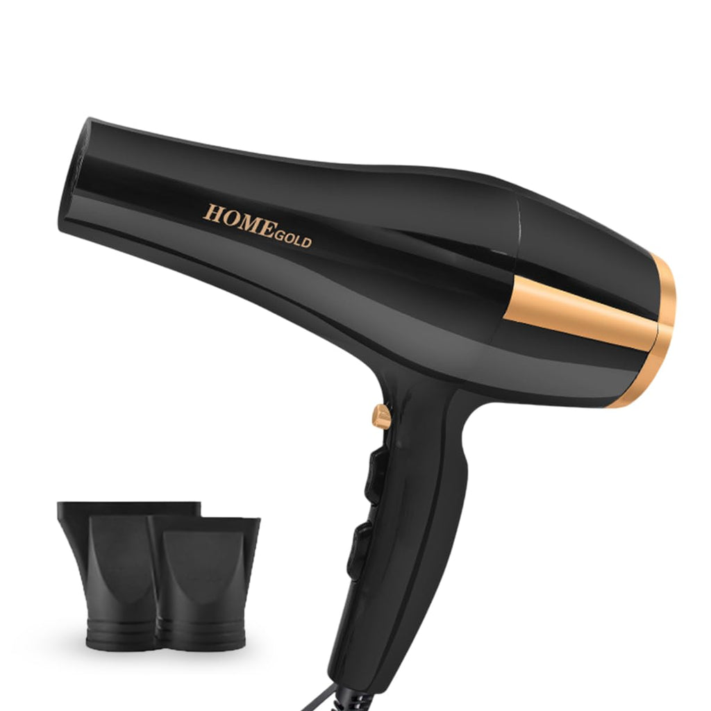 Hair Dryer 4000W Ionic with Concentrator Nozzle, 3 Heat and 2 Speed Settings, Low Noise Blow Dry Styling Tool with Overheat Protection, HG-801 - image 1