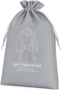 Suit Storage Bag - Travel Organizer for Men and Women, Dustproof Travel Storage, Multifunctional Packing Pouch, Ideal for Clothes, Socks and Towel, Suitcase 35x47CM (Grey) - image 1