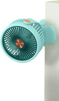 Portable Fan, Mini USB Handheld Desk Model with Stand, 3 Speeds and 5W Power for Travel, Home, Office and Personal Cooling, ZB125, Light Green - image 1