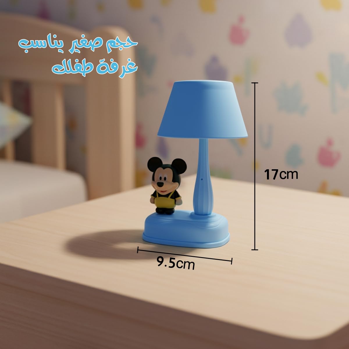 LED Desk Lamp, Foldable Multi-Angle Adjustable Table Light with Power Switch and Soft Glow for Study, Reading, Bedside, Home and Office, Blue - image 4