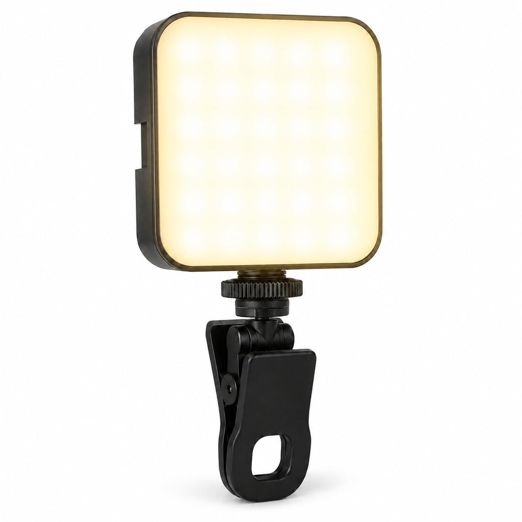 RGB Selfie Light with Clip, Portable LED Fill Light for Phone, Laptop and Tablet, 3 Modes, 13 Effects for Video Calls, Selfies, Vlogging and Live Streaming, AY-83 - image 1