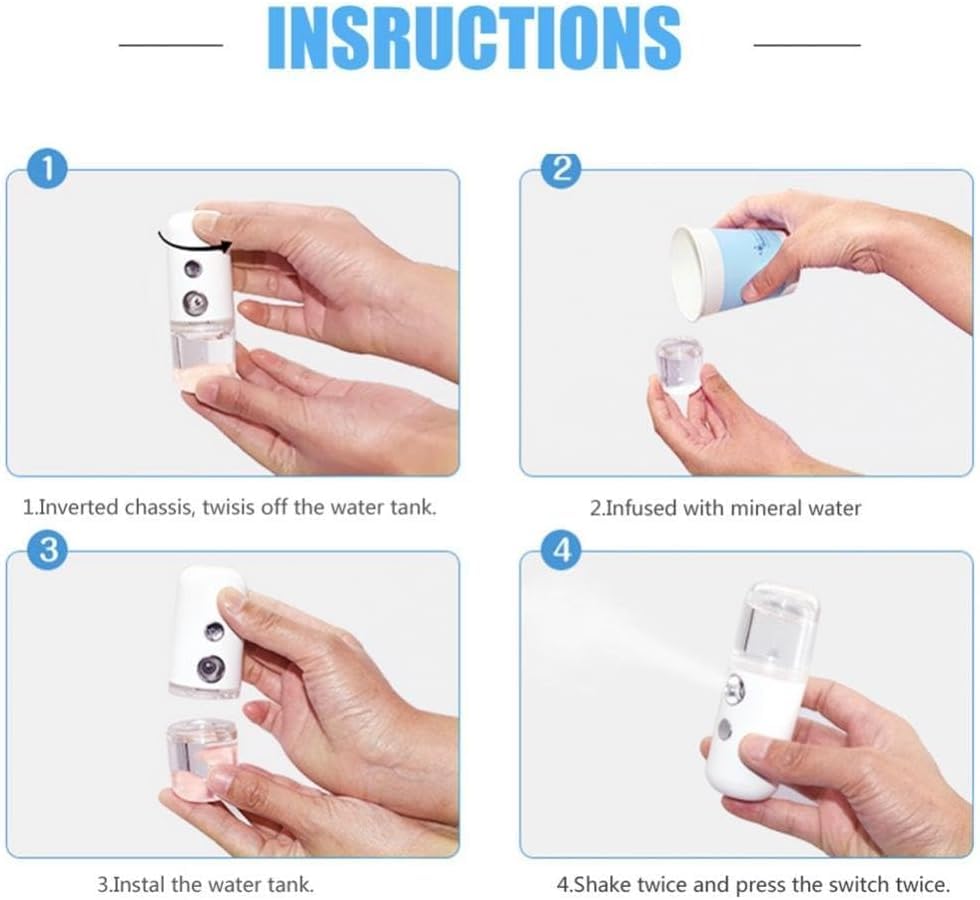 Nano Mist Sprayer, nano mist sprayer portable, nano spray face mist, Moisturize Your Skin, Refreshing Feeling, Hydrate Your Skin, Refresh Your Makeup, 30M (Purple) - image 6