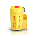 Travel Mug 380 ml, 304 Stainless Steel Vacuum Insulated Coffee Cup with Leak-Proof Lid, Reusable Tumbler for Hot and Cold Drinks, Office, Car, Travel and Outdoor, Yellow - image 1