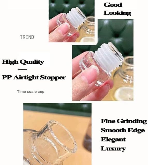 Water Bottle 500ml, Bottle with Time Markers, Leakproof Lid and Wide Mouth, BPA-Free Reusable Sports Flask for Gym, Office and Travel (Transparent) - image 5
