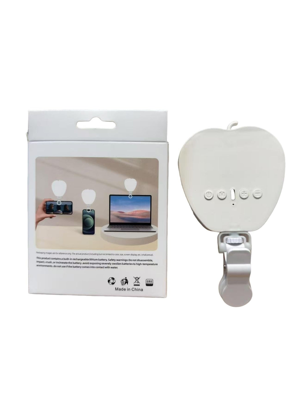 Ring Light for Phone, Rechargeable Clip-On Selfie Light with 3 Brightness Modes, 3000-6500K Adjustable Color Temperature for Laptop, Video Calls, Photos and Content Creation, K03 - image 6