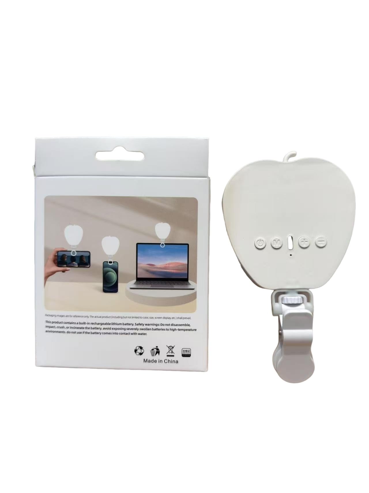 Ring Light for Phone, Rechargeable Clip-On Selfie Light with 3 Brightness Modes, 3000-6500K Adjustable Color Temperature for Laptop, Video Calls, Photos and Content Creation, K03 - image 6
