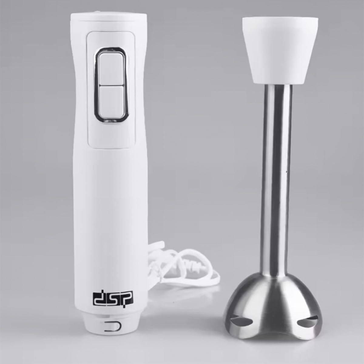 Hand Blender 250W, 2-Speed Immersion Stick Mixer with Full Copper Motor, Detachable Stainless Steel Shaft and Blade for Soups, Sauces and Baby Food, White, KM1031 - image 6