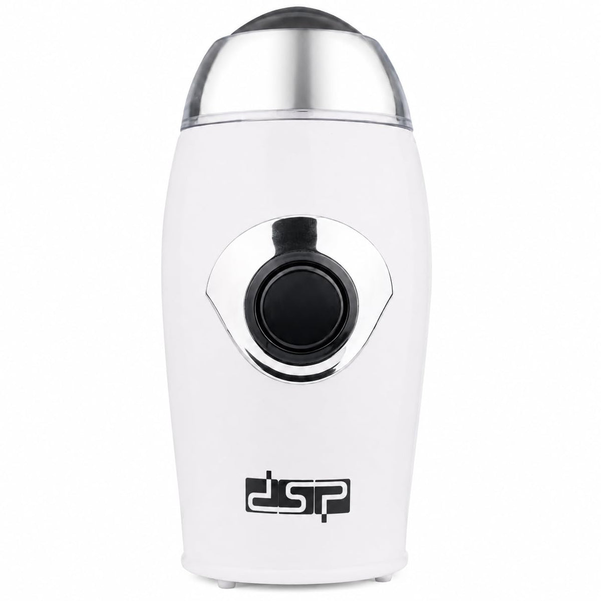Electric Coffee Grinder 200W, Stainless Steel Bowl and Blades with Pure Copper Motor and Safety Lid Lock for Coffee Beans, Spices, Nuts and Seeds, KA3002 (White) - image 1