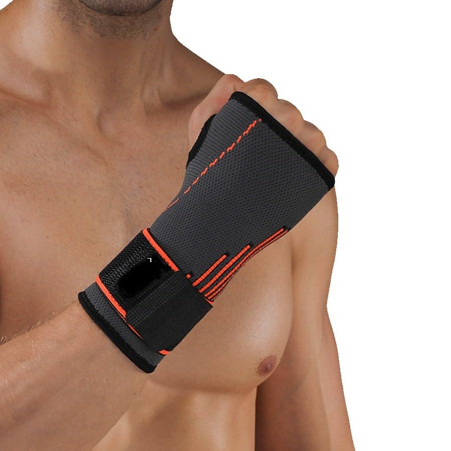Wrist Support Brace, Adjustable Compression Wrist Wrap for Gym, Fitness and Strength Training, Breathable Elastic Palm Support for Pain Relief and Stability - image 6