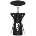 Wine Opener, Winged Corkscrew Stainless Steel Manual Bottle Opener with Dual Lever Handles, Cork Remover for Home, Kitchen and Parties, Black and Silver, XD-84 - image 1