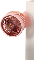 Mini Usb Fan, Portable Handheld & Desktop Fan, 3 Speed, 5 W Quiet Airflow, Usb Powered with Stand for Home Office Travel, ZB125 (Pink) - image 1