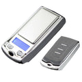 Digital Pocket Scale 200g x 0.01g, Mini Precision Jewelry Gram Scale with LED Display and Protective Cover for Gold, Silver, Diamonds, Coins and Small Items, Black and Silver - image 1