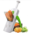 Vertical Chopper, Vegetable Chopper, Multifunctional Food Chopper, Safe Slicer for Kitchen, Vegetable Fruit Meat Cutter with Container, French Fry Cutter, SR-266 (Green) - image 1