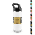 Water Bottle 540ml, Vacuum Insulated Stainless Steel Flask with Leakproof Lid and Double-Wall Design for Hot and Cold Drinks, Sports, Work and Travel, F-1550 (White) - image 1