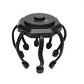 Electric Head Massager, Scalp Massage Tool with 3 Vibration Modes and 8 Flexible Claws, Lightweight ABS Portable Head Scratcher for Home, Office and Travel, LM-080 (Black) - image 1