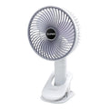 Desk Fan USB Mini Clip-On and Handheld Portable Fan, 1-Speed Quiet 360° Rotating Desktop Cooling Fan for Home, Office and Travel, F-325 - image 1