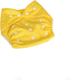 Baby Cloth Diapers Adjustable Reusable Cotton Pocket Nappies Washable Diaper for Babies Infants Toddlers Age 0 to 3 Years (Yellow) - image 1