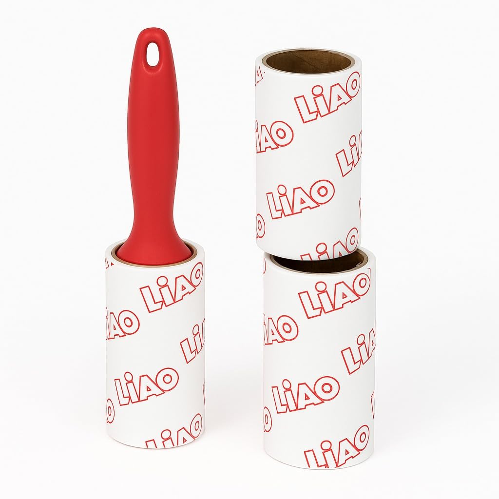 Lint Roller Set 60 Sheets – Pet Hair Remover 3pcs Kit for Dog & Cat Fur – Lint Remover for Clothes, Carpet, Sofa, bed – Extra Sticky, Easy Tear, safe on Most Surfaces - image 1