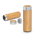Travel Mug 500ml, Insulated Stainless Steel and Bamboo Coffee Cup with Leak-Proof Lid, Double-Wall Vacuum Tumbler for Hot and Cold Drinks, Office, Car and Travel - image 1