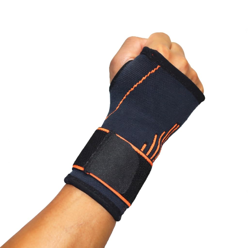 Wrist Support Brace, Adjustable Compression Wrist Wrap for Gym, Fitness and Strength Training, Breathable Elastic Palm Support, Stable Fit - image 1