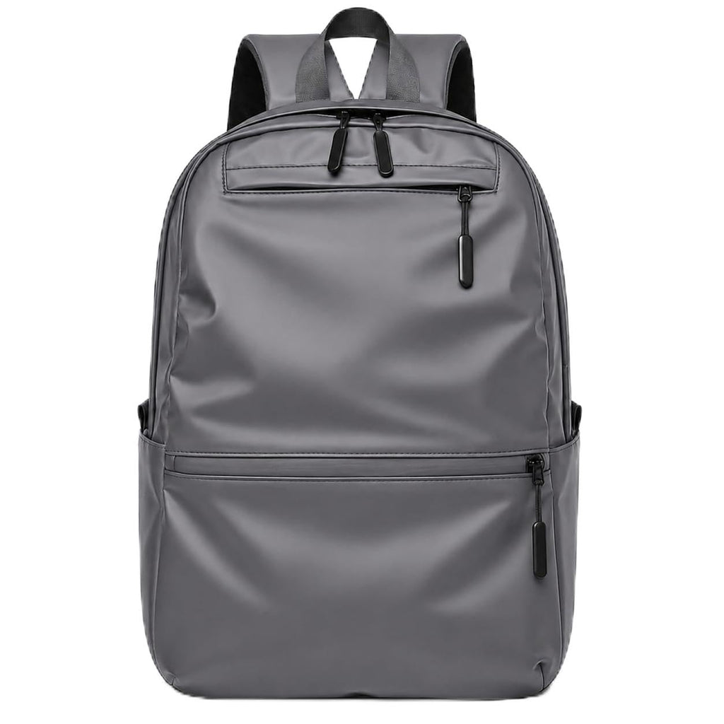 Laptop Backpack with USB Charging Port, Lightweight Nylon Multi-Pocket Large Capacity Bag for Work, School, University and Travel, Men and Women (Grey) - image 1