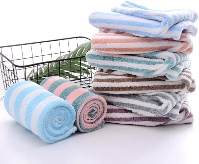 Microfiber Hair Towel Wrap for Women, Absorbent Quick-Dry Turban with Button Closure for Wet, Long and Curly Hair, Lightweight and Machine Washable, Multicolour - image 5