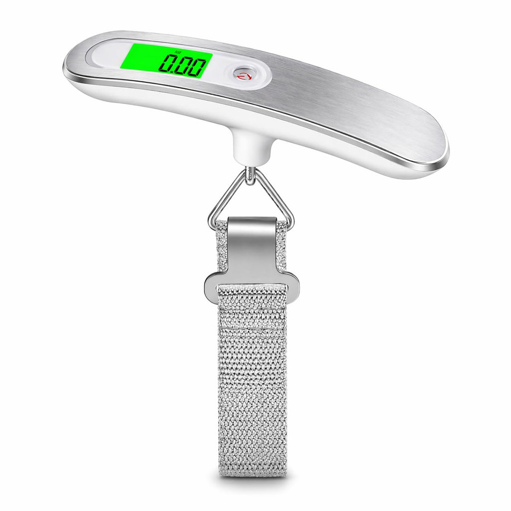 Digital Luggage Scale Portable Hanging Weight Scale 50kg 110lb with LCD Backlit Display and Hook – Electronic Travel Suitcase Scale for Home, Airport and Baggage - image 1