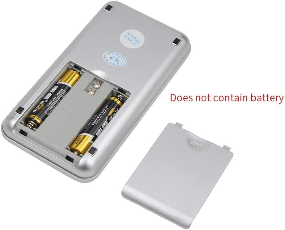 Digital Pocket Scale 200g x 0.01g, Mini Precision Jewelry Scale with LED Display and Stainless Steel Platform for Gold, Silver, Coins and Small Items, Silver - image 4