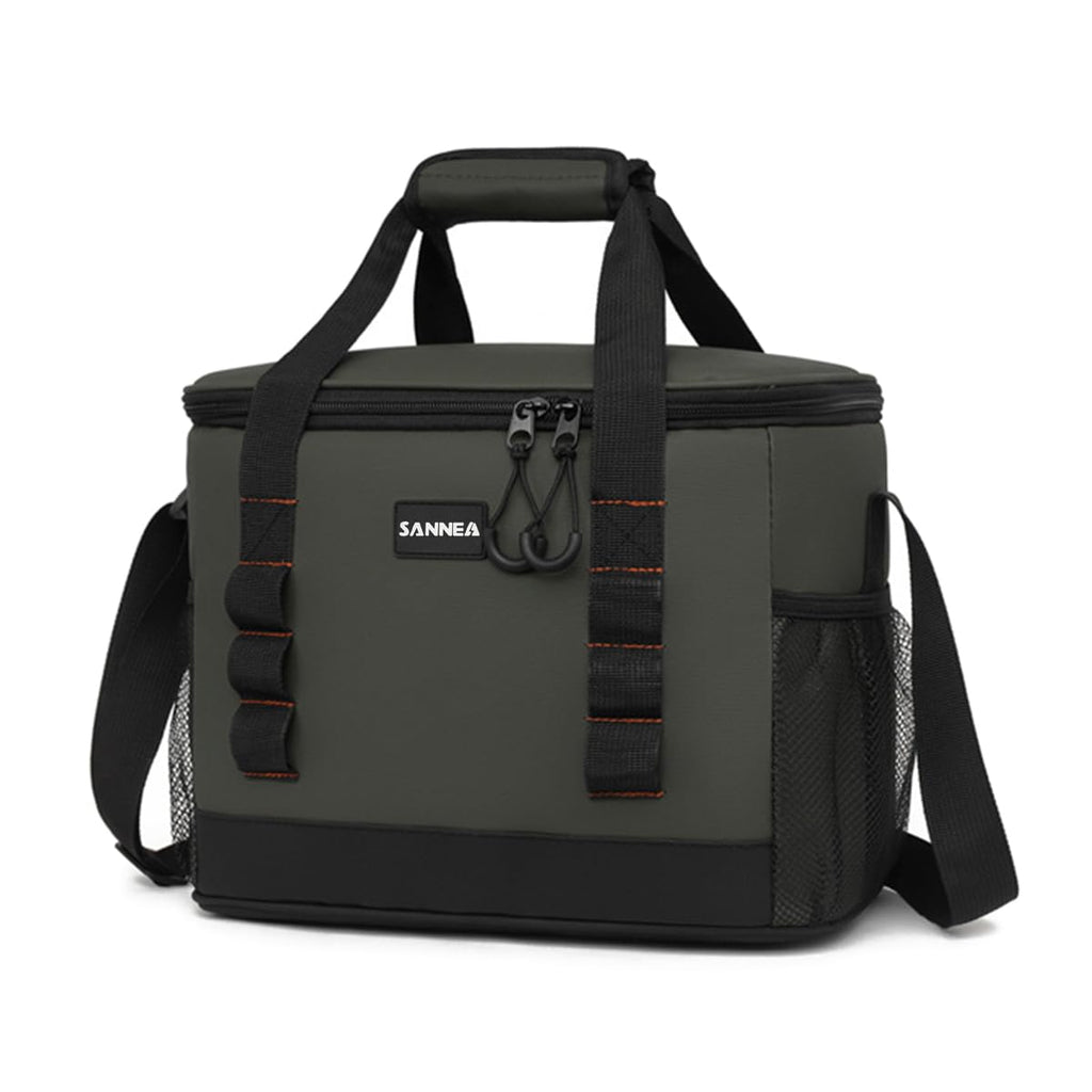 Insulated Lunch Bag 19L, Large Thermal Cooler Tote with Leak-Resistant Lining for Hot and Cold Food, Reusable Meal Bag for Work, School, Travel and Picnic, BB-566 (Green) - image 1