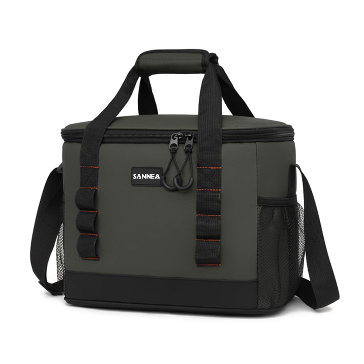 Insulated Lunch Bag 19L, Large Thermal Cooler Tote with Leak-Resistant Lining for Hot and Cold Food, Reusable Meal Bag for Work, School, Travel and Picnic, BB-566 (Green) - image 1