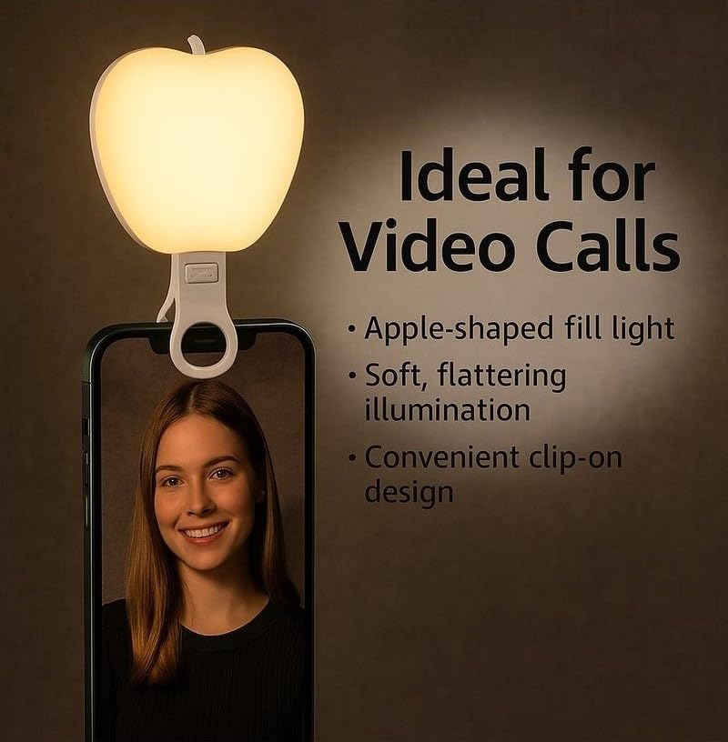 Ring Light for Phone, Rechargeable Clip-On Selfie Light with 3 Brightness Modes, 3000-6500K Adjustable Color Temperature for Laptop, Video Calls, Photos and Content Creation, K03 - image 4