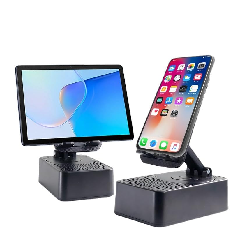 Bluetooth Speaker with Phone Stand, Portable Wireless 2-in-1 Mobile Holder, Compact Desktop Speaker for Music, Videos, Home, Office, Kitchen and Travel - image 8