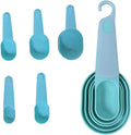 Measuring Cup Set 5 Piece BPA Free Plastic 30 60 80 125 250 ml Nesting Stackable for Dry Liquid Ingredients Kitchen Baking Cooking Tools Green - image 1