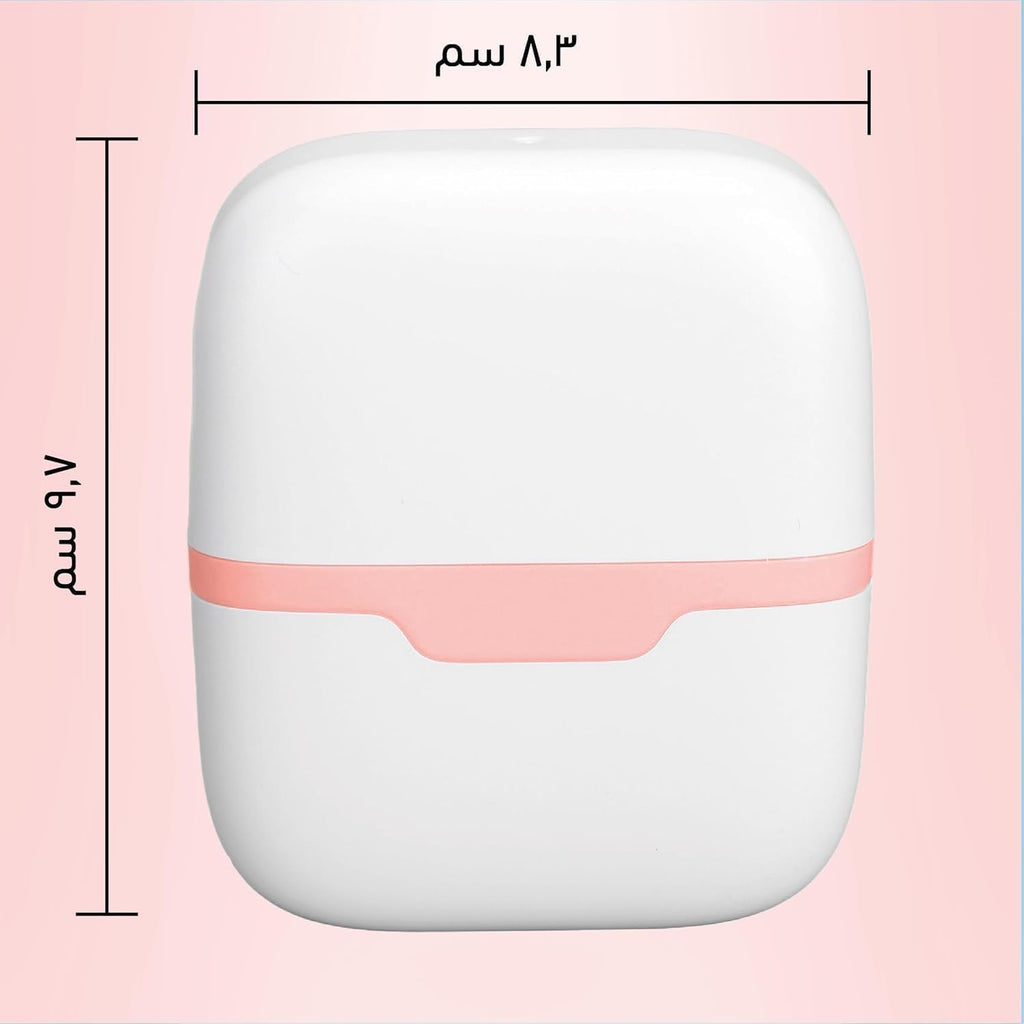 Ice Roller 2 in 1, Mini Portable Cooling Face Roller for Eyes, Face and Body, Reusable Skin Care Massager for Temporary De-Puffing and Refreshing Care, Pink - image 5