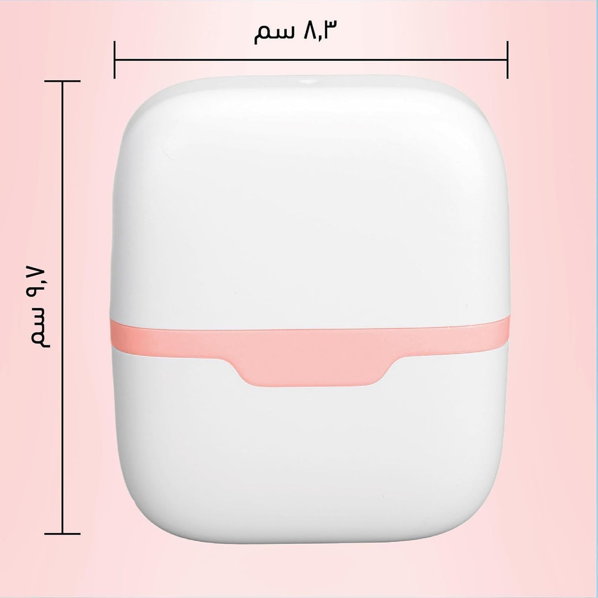 Ice Roller 2 in 1, Mini Portable Cooling Face Roller for Eyes, Face and Body, Reusable Skin Care Massager for Temporary De-Puffing and Refreshing Care, Pink - image 5