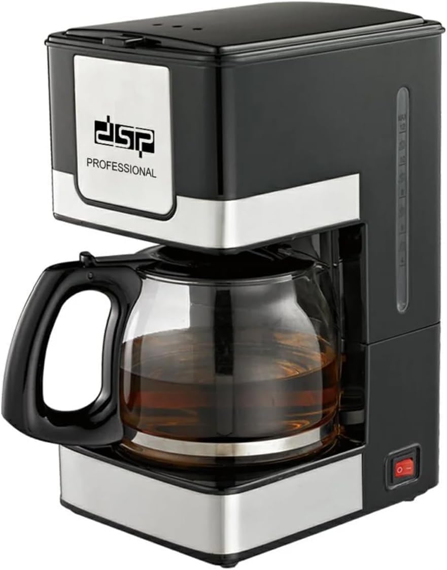 Coffee Maker 10-12 Cup, 800W Drip Coffee Machine with Glass Carafe, Permanent Filter, Non-Stick Warming Plate, Water Level Indicator and Illuminated Switch, KA3024 - image 1