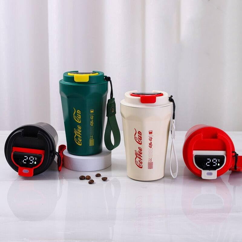 Travel Mug, 304 Stainless Steel Vacuum Insulated Coffee Cup with Leakproof Lid for Hot and Cold Drinks, Reusable Thermal Mug for Office, Car, Travel and Outdoor Activities (Green) - image 4