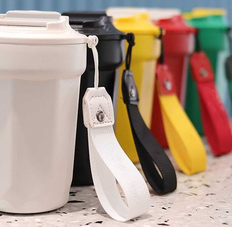 Travel Mug 380 ml, 304 Stainless Steel Vacuum Insulated Coffee Cup with Leak-Proof Lid, Reusable Tumbler for Hot and Cold Drinks, Office, Car, Travel and Outdoor, Yellow - image 8