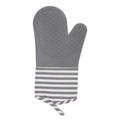 Oven Mitt, Heat-Resistant Silicone Kitchen Glove with Non-Slip Grip and Soft Cotton Lining, Machine-Washable Pot Holder for Cooking, Baking and BBQ (Grey) - image 1