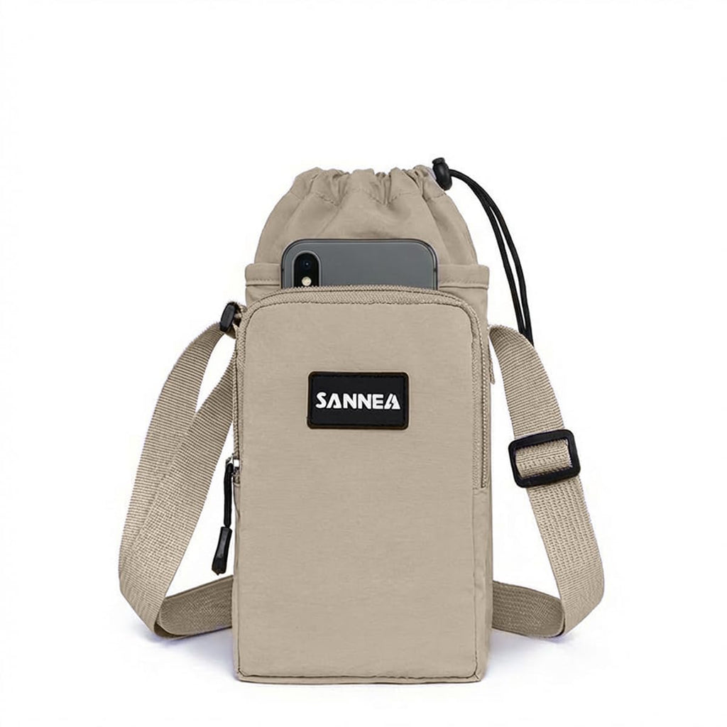 Insulated Lunch Bag 1L, Compact Thermal Cooler Tote with Leak-Resistant Lining for Food, Snacks and Small Drinks, Reusable Meal Carrier for Work, School, Picnic and Travel, BB-533 (Beige) - image 1