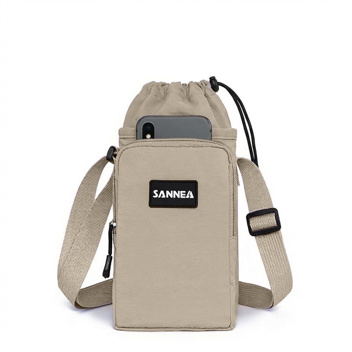 Insulated Lunch Bag 1L, Compact Thermal Cooler Tote with Leak-Resistant Lining for Food, Snacks and Small Drinks, Reusable Meal Carrier for Work, School, Picnic and Travel, BB-533 (Beige) - image 1