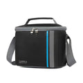 Lunch Bag 6 L, Insulated Thermal Cooler Tote, Waterproof Leakproof Meal Storage for Hot and Cold Food, Work, School, Picnic and Travel, BB-568 (Black/Blue) - image 1