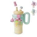 Travel Tumbler 850ml, Insulated Stainless Steel Cup with Straw and Handle, Double-Wall Vacuum Mug with Leak-Resistant Lid for Hot and Cold Drinks, F-1532 (Green) - image 1