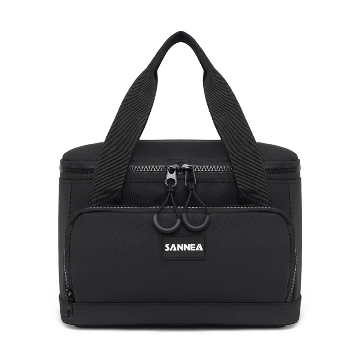 Lunch Bag 7 L, Insulated Thermal Cooler Tote, Waterproof Reusable Food Storage Carrier for Hot and Cold Meals, Work, School, Picnic and Travel, BB-561 (Black) - image 1
