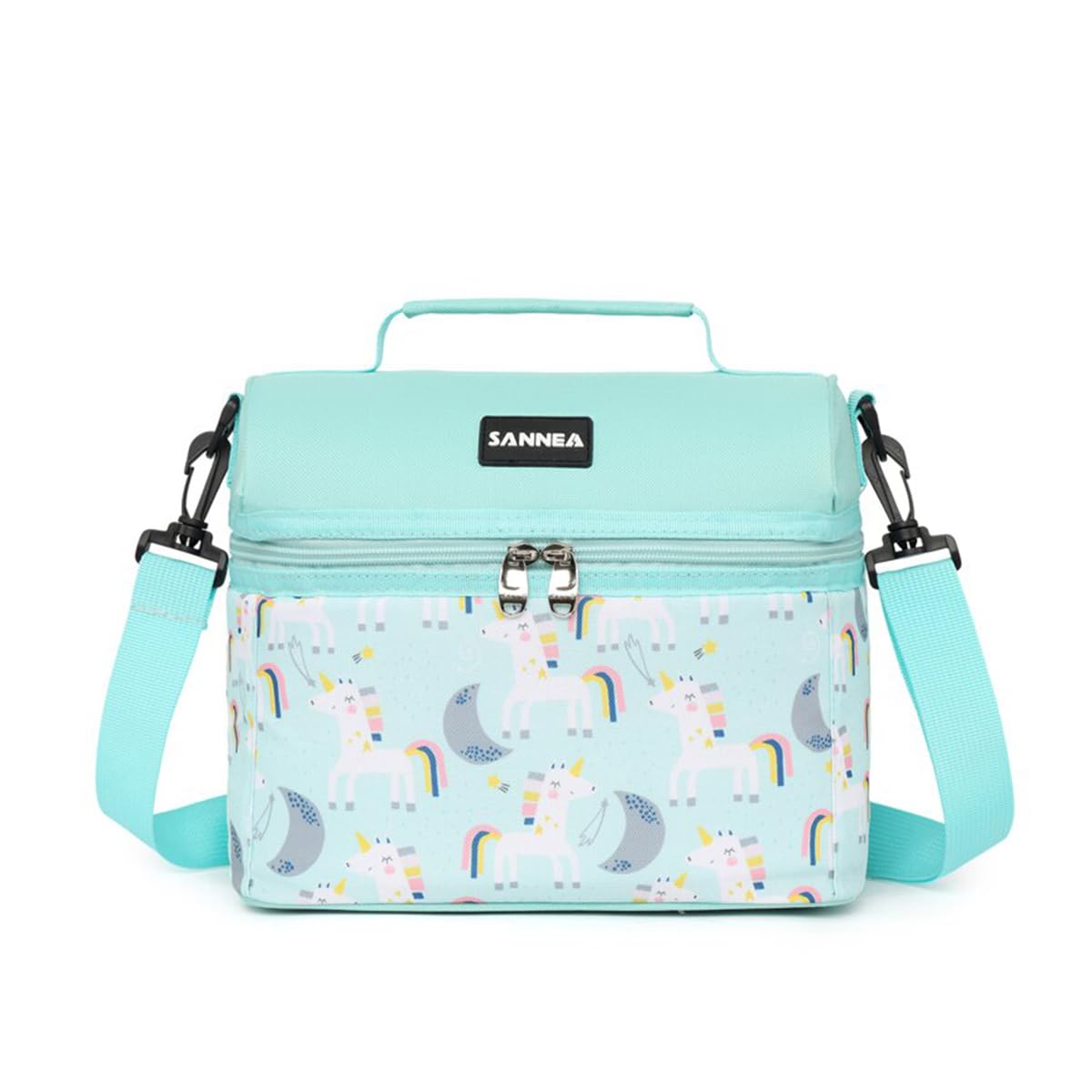 Insulated Lunch Bag 8L, Thermal Meal Prep Tote with Water-Resistant Design and Leak-Resistant Lining for Lunch Box, Containers, Work, School, Picnic and Travel, BB-545 (Unicorn) - image 1