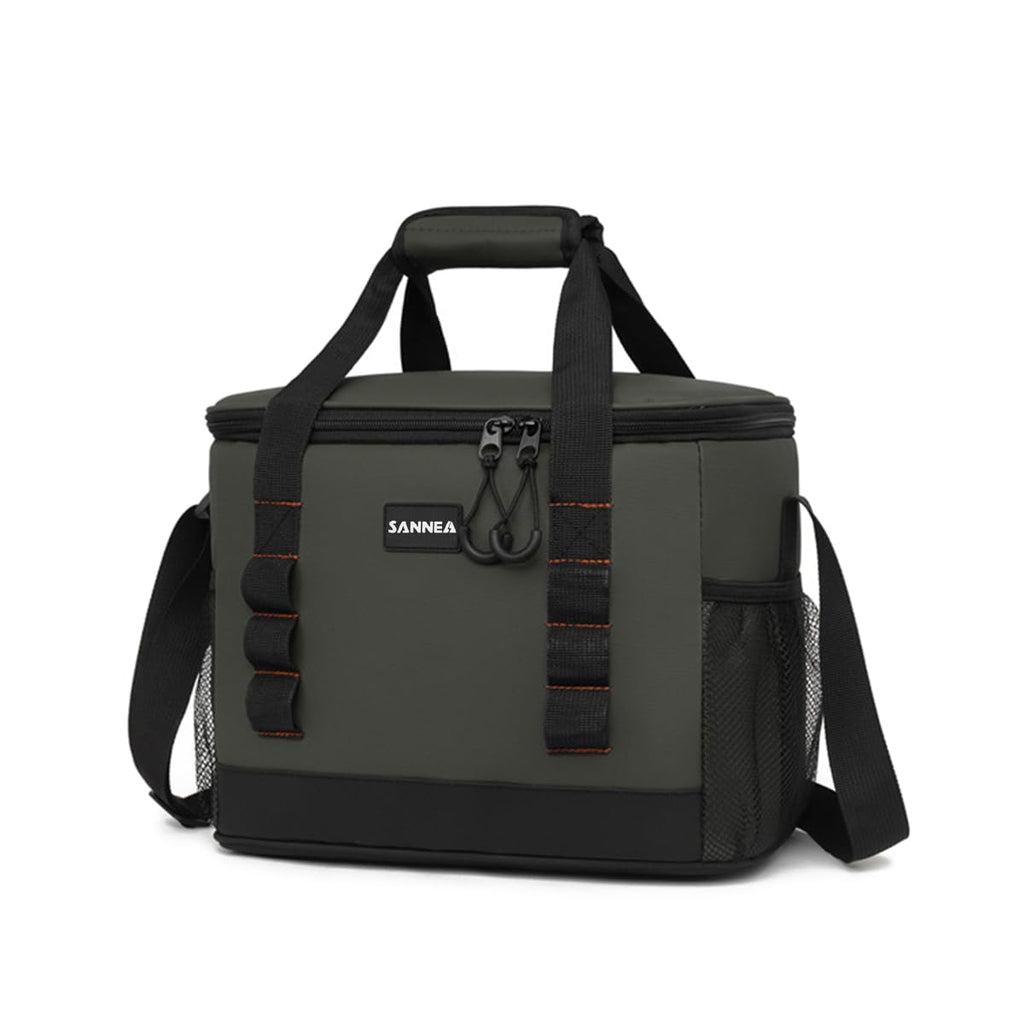 Lunch Bag 12 L, Insulated Thermal Cooler Tote, Waterproof Leakproof Reusable Food Carrier for Hot and Cold Meals, Work, School, Picnic and Travel, BB-565 (Green) - image 1